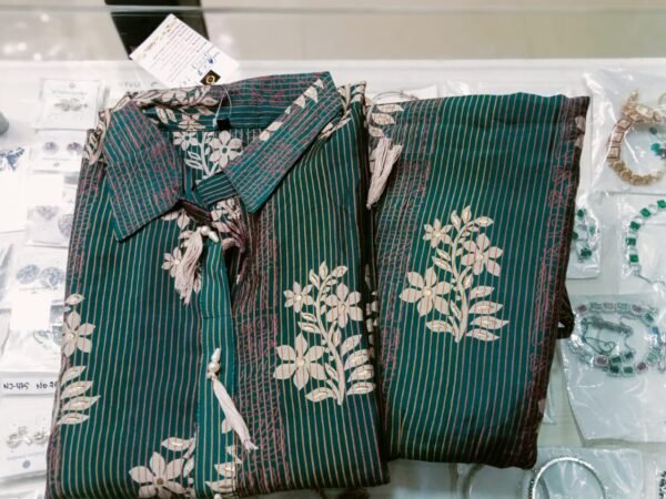 Green Cotton Suit
