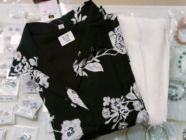 Black Cotton Suit